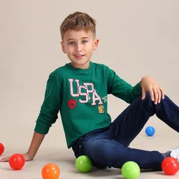 U.S. Polo Assn. Kids Boys Printed Pure Cotton Sweatshirt-picture-20