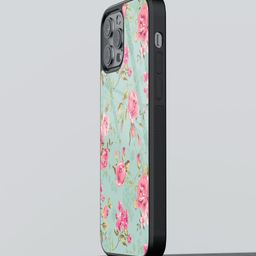 macmerise Floral Printed iPhone 13 Pro Back Case Mobile Accessories-image-85
