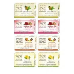 NATURE LEAGUE Set Of 8 Exotic Natural Skin Nourishing Soap - 100g Each-9