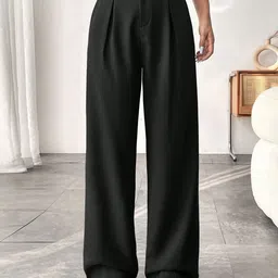 CORSICA Women Smart High-Rise Easy Wash Pleated Trousers-picture-6