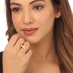 DressBerry Women Gold Plated Finger Ring-picture-46