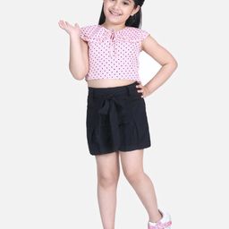 Naughty Ninos Girls Printed Top with Shorts-image-95