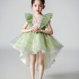 JC SPARKLE Flutter Sleeve Fit & Flare Dress-picture-56