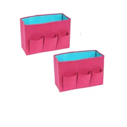 prettykrafts Pink & Blue 2 Pieces Reusable Multi-Utility Organisers-53