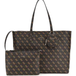 GUESS Printed Structured Oversized Shoulder Bag image 3