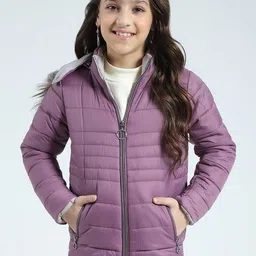Monte Carlo Girls Striped Puffer Jacket-image-97