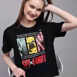 Free Authority Women Graphic Printed Round Neck Cotton T-shirt-image-33
