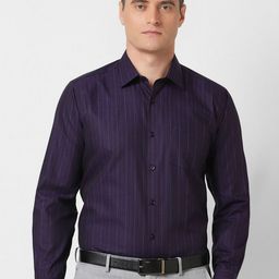 Van Heusen Men Cotton Striped Regular Fit Casual Shirt-image-91