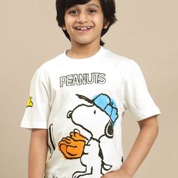 Kids Ville Boys Printed Pure Cotton T-Shirt-22