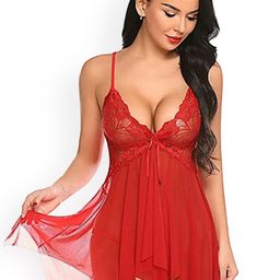 XPIOX Women Self Design Shoulder Straps Baby Doll-image-83