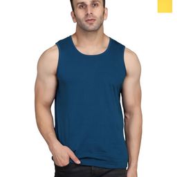 WOOSTRO Men Pack Of 2 Solid Round Neck Cotton Slim Fit T-shirts-image-51