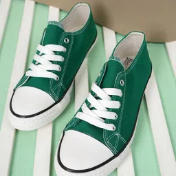The Roadster Lifestyle Co Canvas Lace-up Casual High Top Sneakers-picture-21