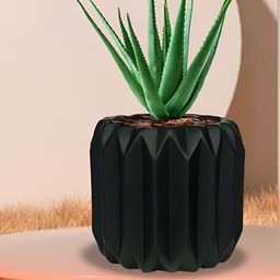 LASAKI Kavira Black Ceramic Planters-image-58