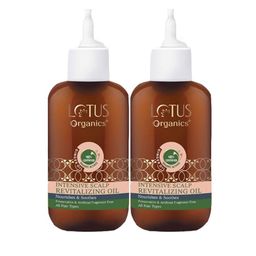Lotus Organics+ Set Of 2  Intensive Scalp Revitalizing Ginger Hair Oil-100ml Each-9