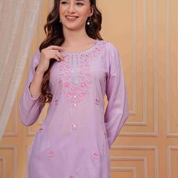 ALEXEY JAY Women Embroidered Kurta-image-100