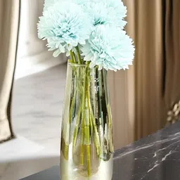 Akaar Blue 5 Pieces Chrysanthemum Artificial Flower-image-58