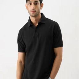 ATTITUDE START OF FASHION Polo Collar Short Sleeves T-shirt-image-69