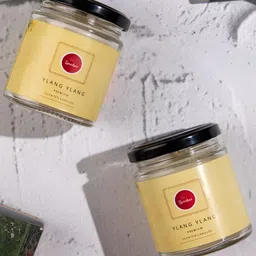 TYOOHAR White & Yellow 2 pieces Jar Candle-21