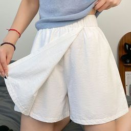 Outzidr Relaxed-Fit Elasticated Mini Skorts-image-86