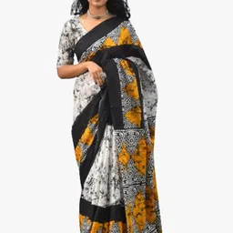 TROPWEAR Ikat Pure Cotton Saree-picture-42