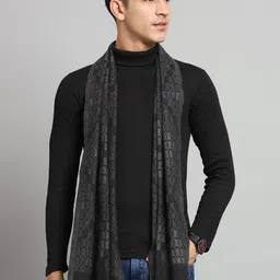 HANDICRAFT PALACE Men Checked Merino Wool Mufflers-image-94