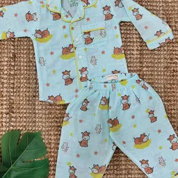 A Toddler Thing Unisex Kids Printed Night suit-10