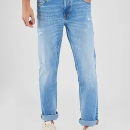 SPYKAR Men Mildly Distressed Heavy Fade Stretchable Jeans-image-98