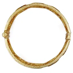 AARNAA Set Of 2 Gold-Plated Kundan-Studded Bangles image 3