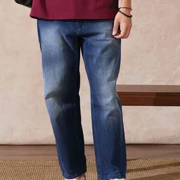 WROGN Men Comfort Wide Leg Mid-Rise Jeans-image-78