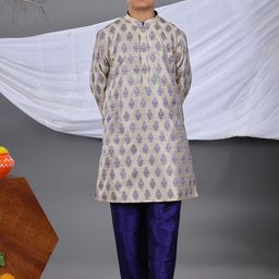 Pehanaava Boys Floral Regular Kurta with Pyjamas-70