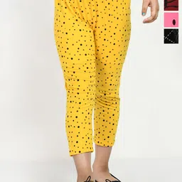 BAESD Girls Printed Slim Fit High-Rise Capris-image-96