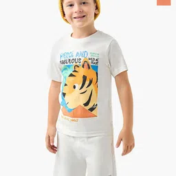 Juniors by Babyshop Boys Printed T-shirt with Shorts-14