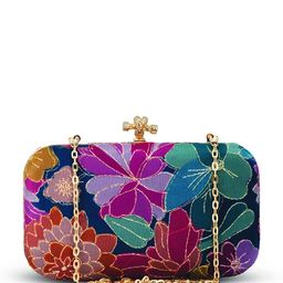 ARTKLIM Embroidered Box Clutch-52