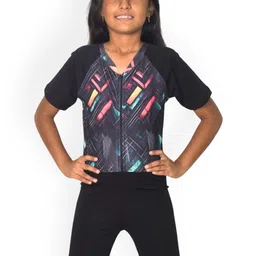 Aqua Holic Women Printed Round Neck Swimwear Suit-image-95