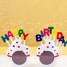 Baskety Unisex Pack Of 6 Sweet Cupcake Happy Birthday Sunglasses-image-80
