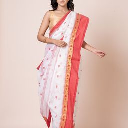 PUKU Ethnic Motifs Pure Cotton Saree-picture-54