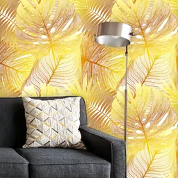ArtzFolio Printed UV-Resistant Anti-Bacterial Tropical Palm Leaf Peel & Stick Wallpaper-image-16