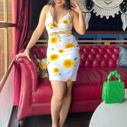 TANDUL Print Sheath Dress-image-45