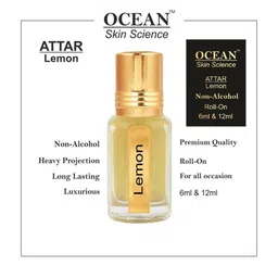 OCEAN SKIN SCIENCE Lemon Long Lasting Roll-On Attar - 12 ml image 5