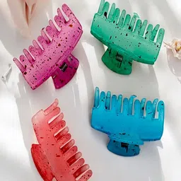 AccessHer Women Set of 4 Hair Claw Clip-66