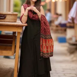 Aaghnya Women Regular Kurta with Palazzos & With Dupatta-picture-44