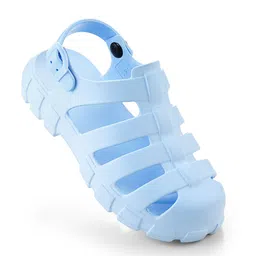 Hoppa Women Blue Open Toe Flats-image-36
