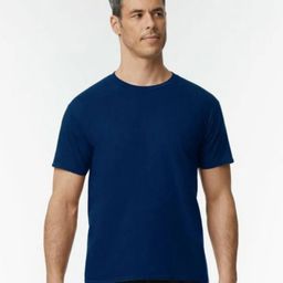 Gildan Men Solid Round Neck Cotton T-shirt-image-14