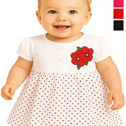 KidzzCart Polka Dot Print Fit & Flare Dress-picture-33