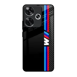 QRIOH Quirky Printed Poco F6 5G Automotive Art Glass Back Case Mobile Accessories-28