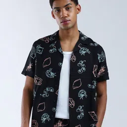 Flying Machine Men Classic Opaque Printed Casual Shirt-picture-9