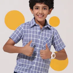 Cherry & Jerry Boys Classic Checked Casual Shirt-image-85