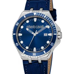Roberto Cavalli Virtu Men Leather Regular Straps Analogue Watch RC5G149L0025-picture-9