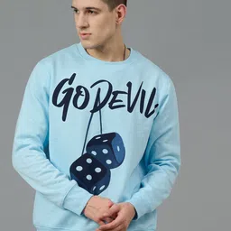 GO DEVIL Men Printed Sweatshirt-image-24