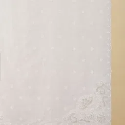 Dupatta Bazaar Floral Embroidered Threda Work Kota Doria Dupatta image 2